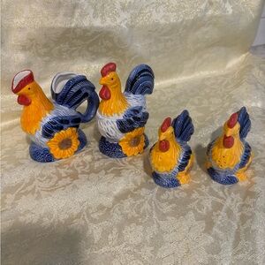 Vintage Avon 4 piece “The Provencal Chicken Collection”